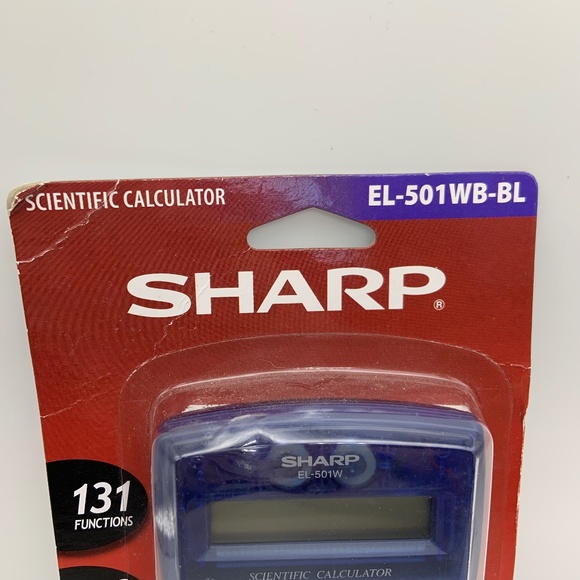 Sharp EL-501WB-BL Scientific Calculator Blue Sealed - Picture 2 of 8